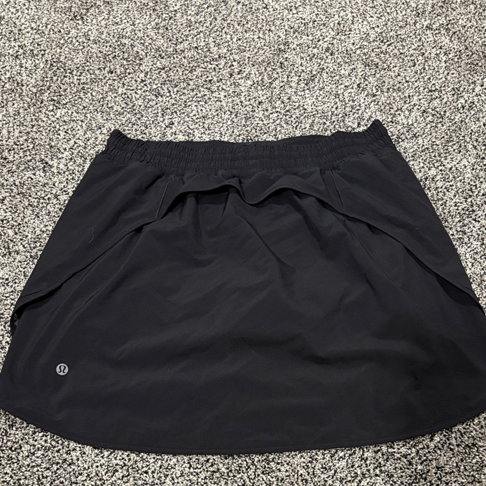 lululemon athletica Black Hotty Hot Tennis Skirt